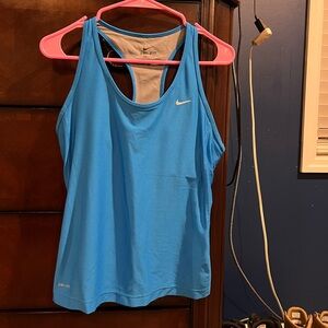 Nike Blue racer back DRYfit
